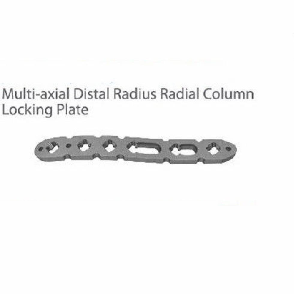 Multi-axial Distal Radius Radial Column Locking Plate