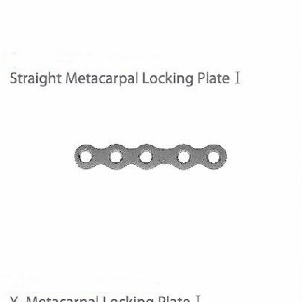 Straight Metacarpal locking Plate I